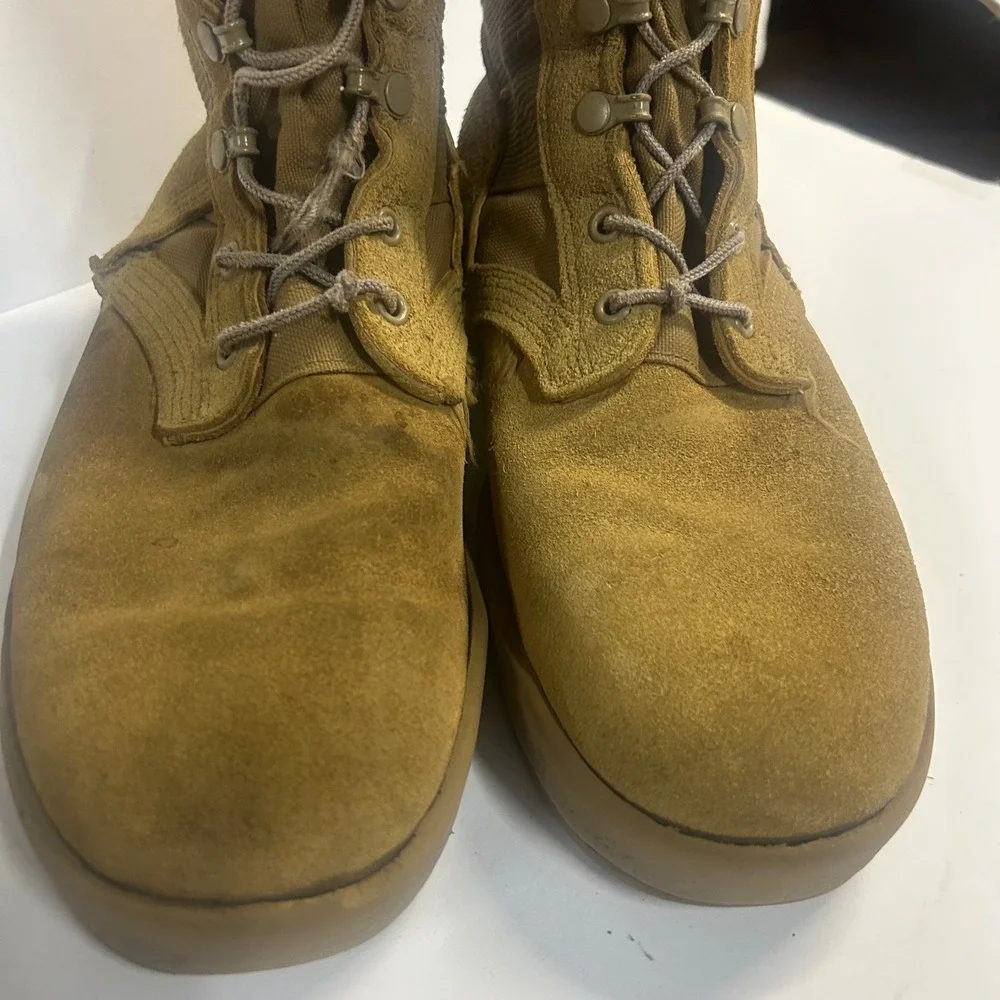 Altama Combat Boots Tan Men Size 8 Tactical Military Suede Vibram Sole 5010